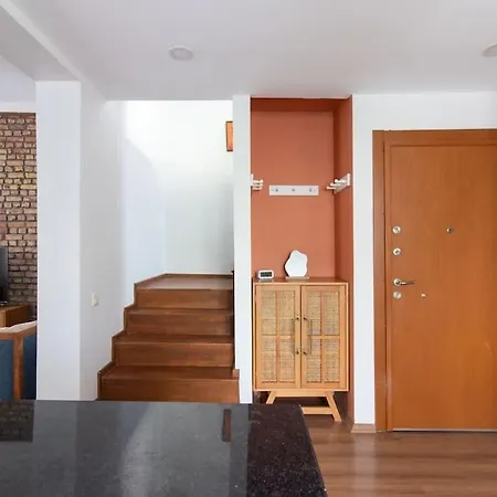 Bright Loft With 3 Bedrooms And Terrace In Galata