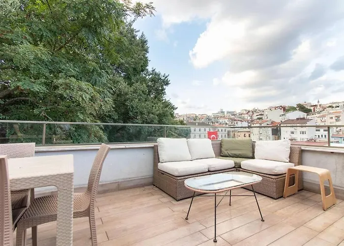Bright Loft With 3 Bedrooms And Terrace In Galata Apartmán Istanbulská provincie
