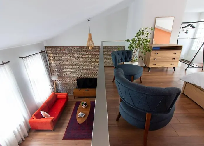 Bright Loft With 3 Bedrooms And Terrace In Galata Provincia di Istanbul