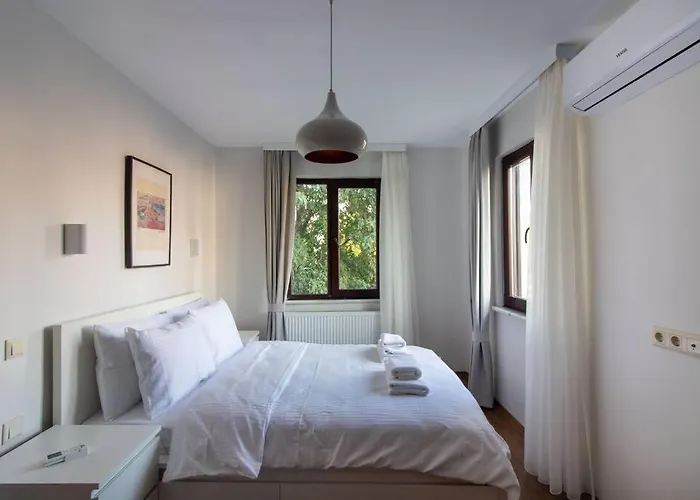 Apartmán Bright Loft With 3 Bedrooms And Terrace In Galata *